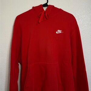Nike Men's Hoodie in Bold Red